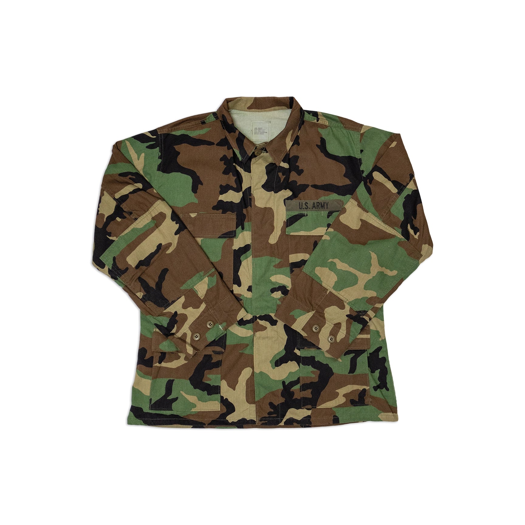 Nigerian Army Bdu Camo Jacket Woodland 2024 XLarge Regular